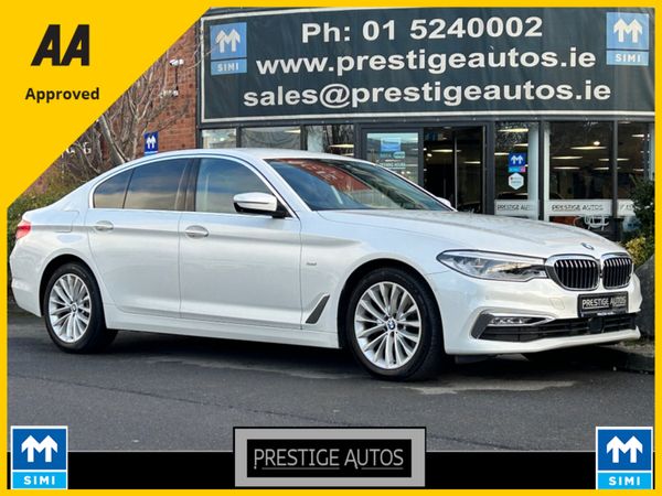 BMW 5-Series Saloon, Diesel, 2017, White