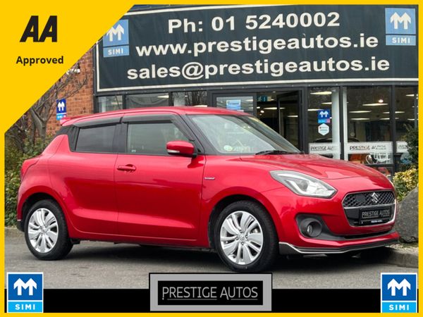 Suzuki Swift Hatchback, Petrol Hybrid, 2019, Red