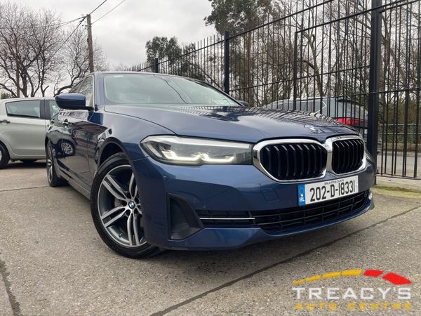 BMW 5-Series Saloon, Diesel, 2020, Blue