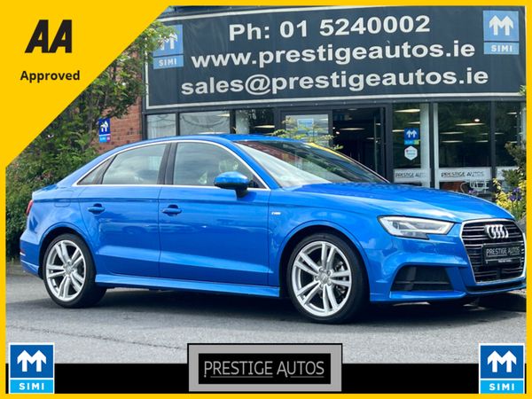 Audi A3 Saloon, Petrol, 2017, Blue