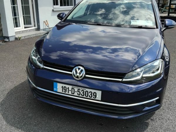 Volkswagen Golf Hatchback, Petrol, 2019, Navy