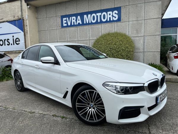 BMW 5-Series Saloon, Hybrid, 2019, White