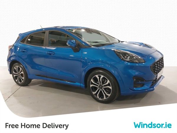 Ford Puma SUV, Petrol Hybrid, 2022, Blue