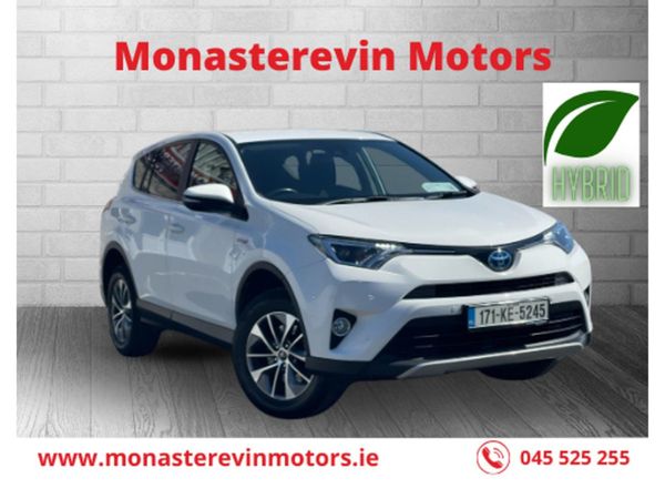 Toyota RAV4 Estate, Petrol Hybrid, 2017, White