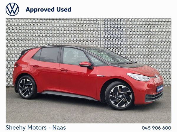Volkswagen ID.3 Hatchback, Electric, 2022, Red