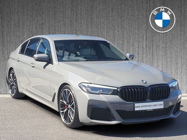 BMW 5-Series Saloon, Diesel Hybrid, 2022, Grey