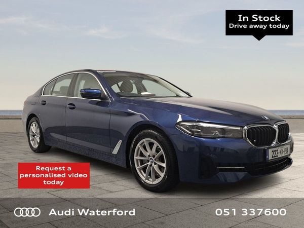 BMW 5-Series Saloon, Diesel, 2022, Blue