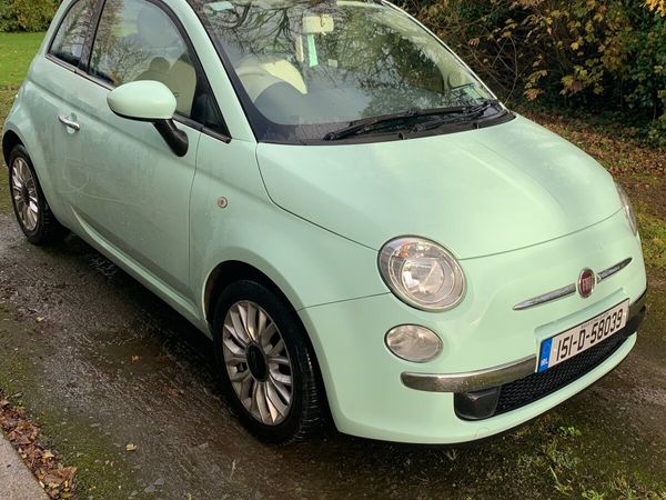 Fiat 500 Hatchback, Petrol, 2015, Green
