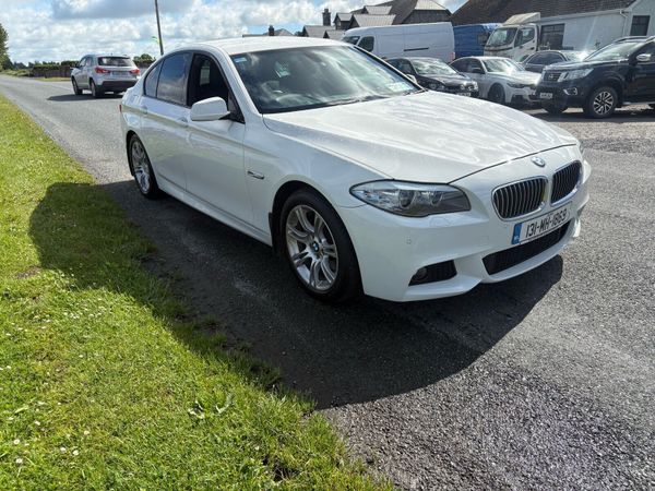 BMW 5-Series Saloon, Diesel, 2013, White
