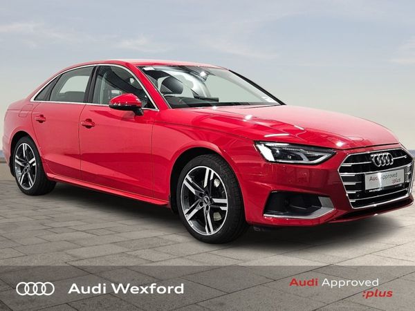 Audi A4 Saloon, Diesel, 2022, Red