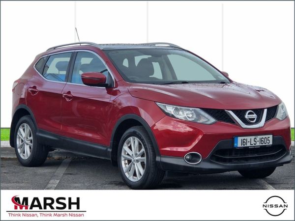 Nissan Qashqai Hatchback, Diesel, 2016, Red