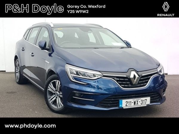Renault Megane Estate, Petrol Plug-in Hybrid, 2021, Blue