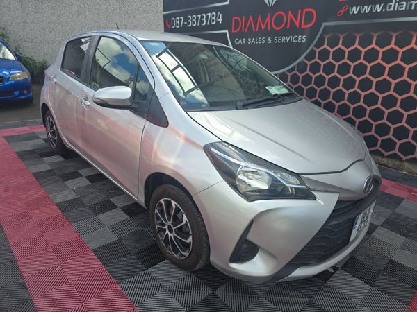Toyota Vitz Hatchback, Petrol, 2018, Silver