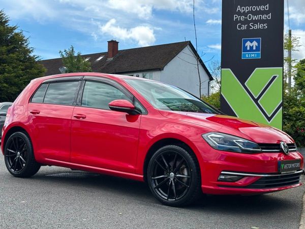 Volkswagen Golf Hatchback, Petrol, 2019, Red