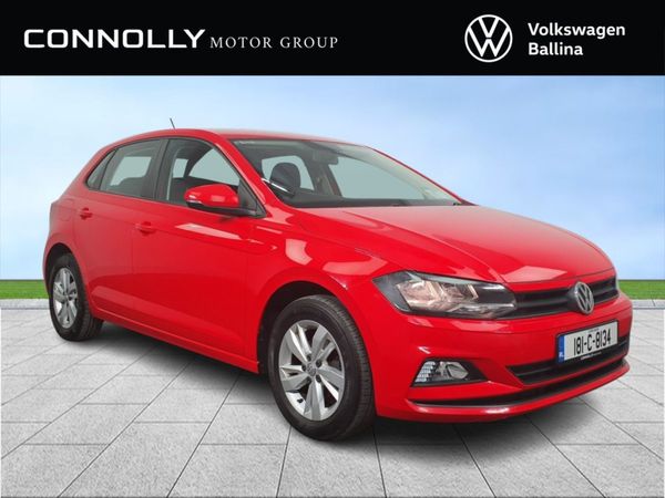 Volkswagen Polo Hatchback, Petrol, 2018, Red