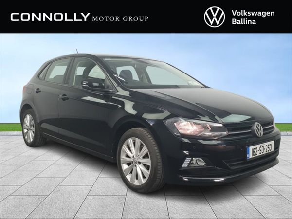 Volkswagen Polo Hatchback, Petrol, 2018, Black