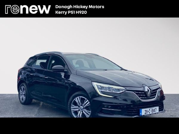 Renault Megane Estate, Petrol Plug-in Hybrid, 2021, Black