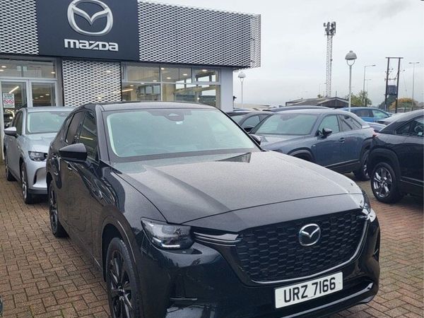 Mazda CX-60 Estate, Petrol Plug-in Hybrid, 2023, Black