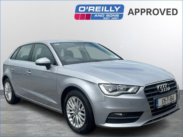 Audi A3 Hatchback, Diesel, 2017, Silver