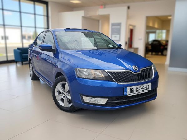 Skoda Rapid Hatchback, Petrol, 2016, Blue