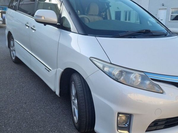 Toyota Estima MPV, Petrol Hybrid, 2010, White