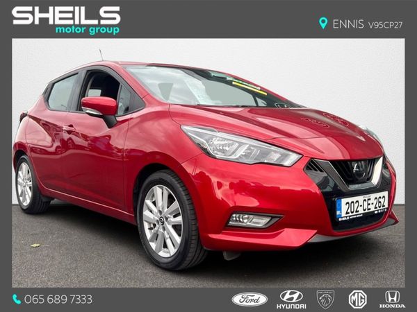 Nissan Micra Hatchback, Petrol, 2020, Red