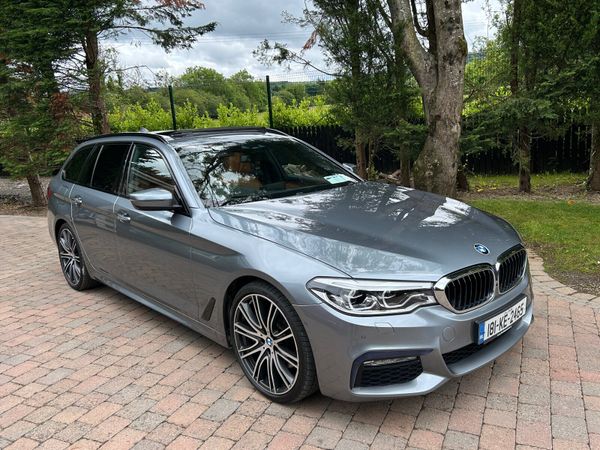 BMW 5-Series Estate, Petrol, 2018, Grey