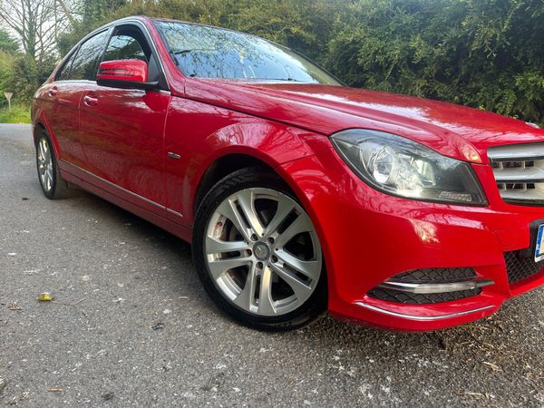 Mercedes-Benz C-Class Saloon, Diesel, 2012, Red
