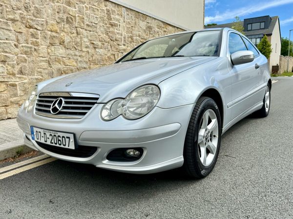 Mercedes-Benz C-Class Coupe, Petrol, 2007, Silver