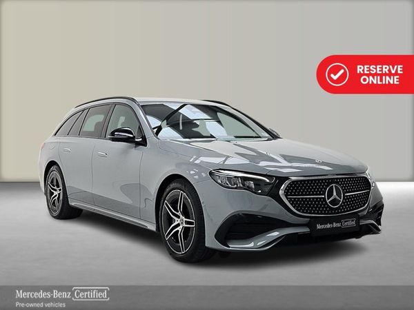 Mercedes-Benz E-Class Estate, Diesel Plug-in Hybrid, 2024, Grey