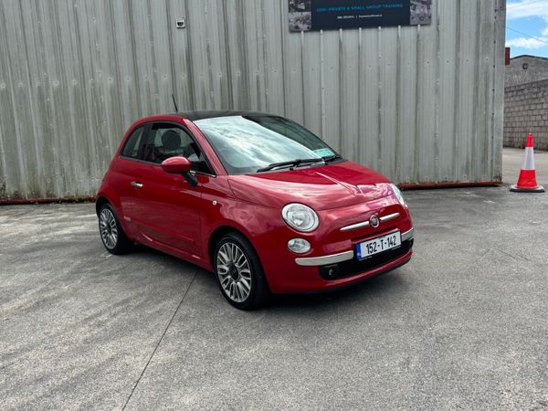 Fiat 500 Hatchback, Petrol, 2015, Red