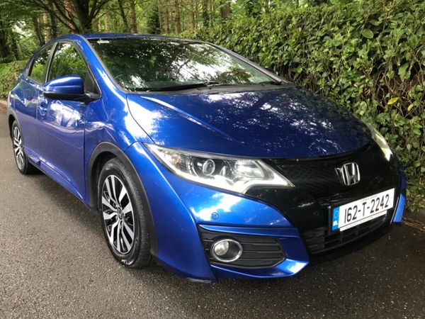 Honda Civic Hatchback, Diesel, 2016, Blue