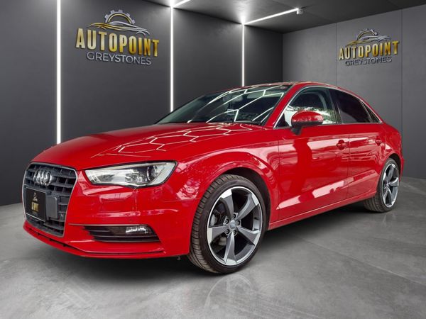 Audi A3 Saloon, Petrol, 2014, Red