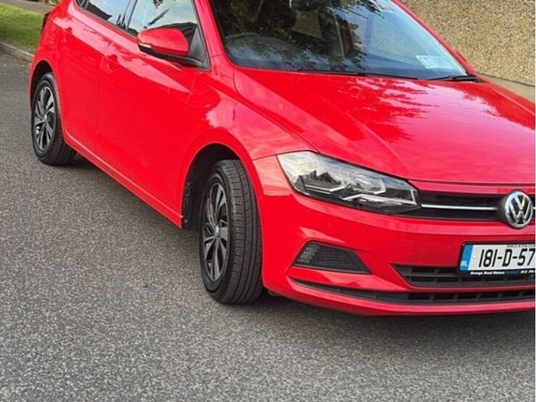 Volkswagen Polo Hatchback, Petrol, 2018, Red