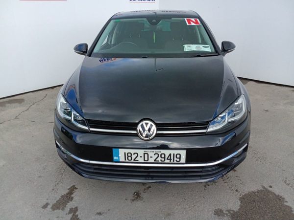 Volkswagen Golf Hatchback, Petrol, 2018, Black