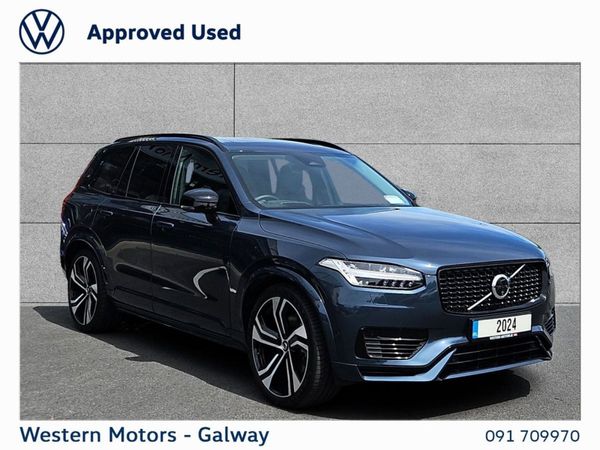 Volvo XC90 SUV, Petrol Plug-in Hybrid, 2024, Blue