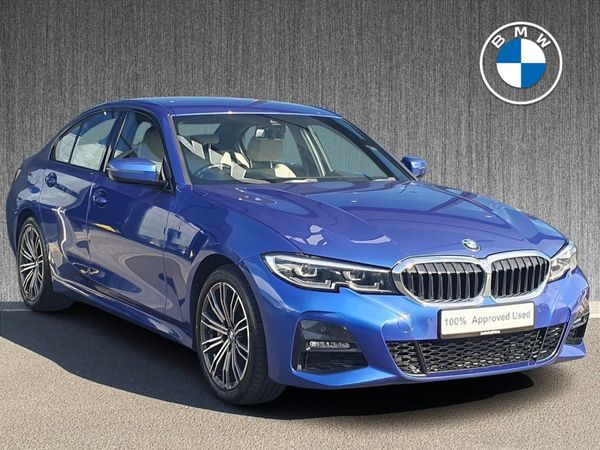 BMW 3-Series Saloon, Petrol Plug-in Hybrid, 2020, Blue