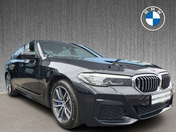 BMW 5-Series Saloon, Petrol Plug-in Hybrid, 2023, Black