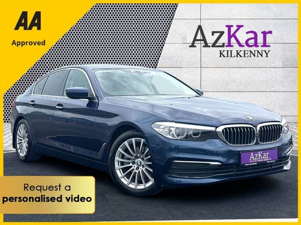 BMW 5-Series Saloon, Diesel, 2018, Blue
