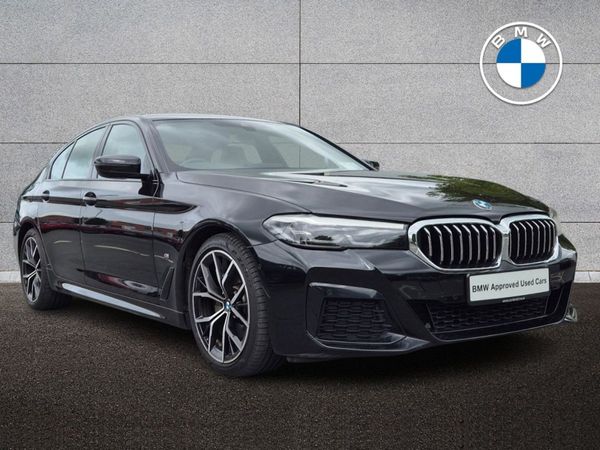 BMW 5-Series Saloon, Diesel Hybrid, 2023, Black