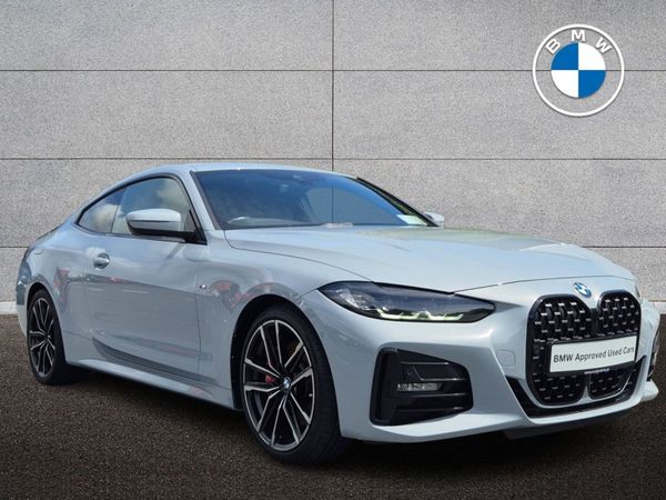 BMW 4-Series Coupe, Diesel Hybrid, 2021, Grey
