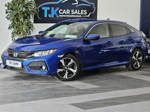 Honda Civic Hatchback, Petrol, 2017, Blue
