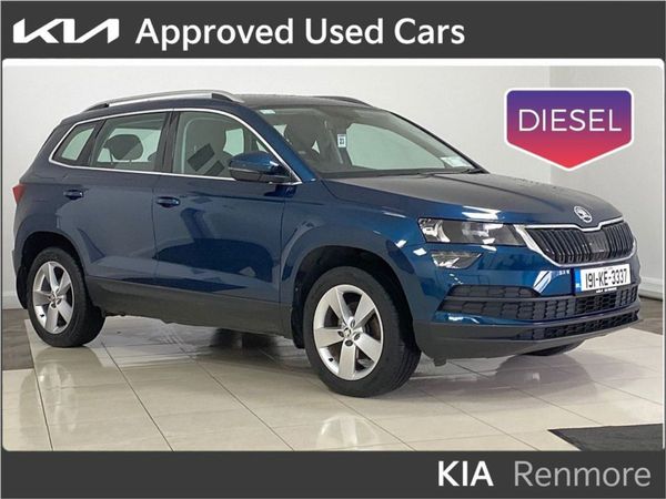 Skoda Karoq Estate, Diesel, 2019, Blue