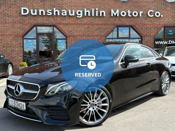 Mercedes-Benz E-Class Coupe, Diesel, 2017, Black