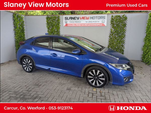 Honda Civic Hatchback, Diesel, 2015, Blue