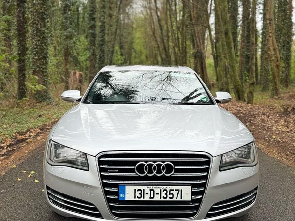 Audi A8 Saloon, Diesel, 2013, Silver