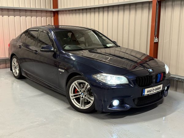 BMW 5-Series Saloon, Diesel, 2014, Blue