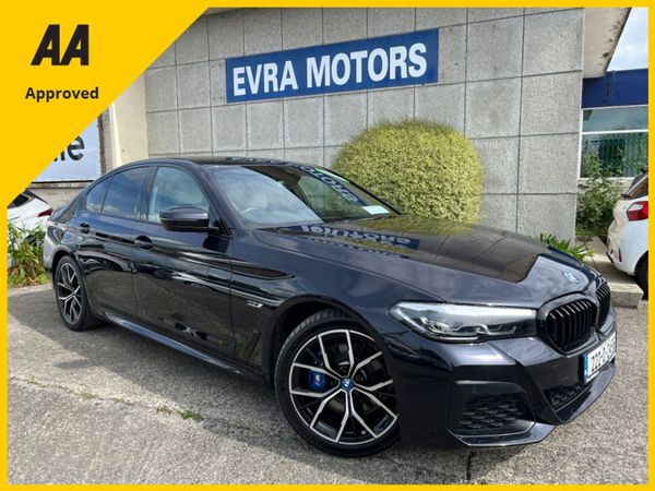 BMW 5-Series Saloon, Petrol Plug-in Hybrid, 2022, Black