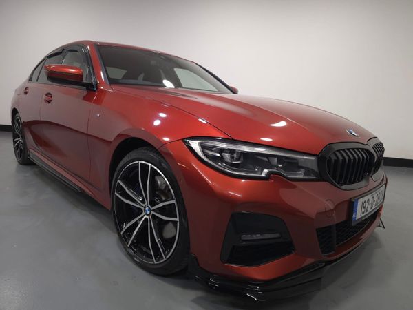 BMW 3-Series Saloon, Petrol Plug-in Hybrid, 2019, Orange