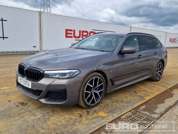 BMW 5-Series Estate, Petrol Hybrid, 2021, Grey